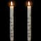 Northlight; Northlight 9.75" LED Flickering Flameless Wax Tapered Flying Bats Halloween Candles, 2ct.; Category:Halloween Candles; Image:4